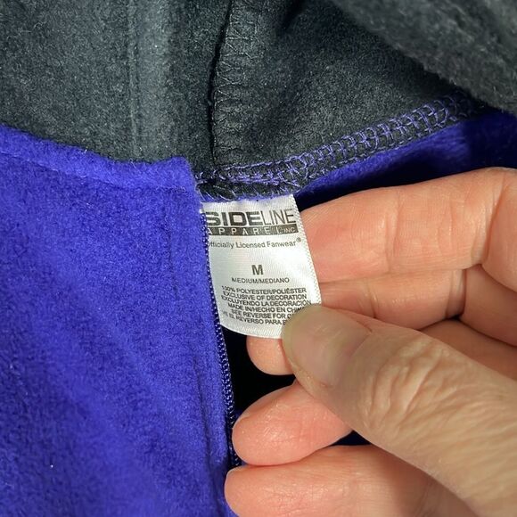 UW University of Washington Husky Onesie Purple w/husky hood Medium - Picture 6 of 6